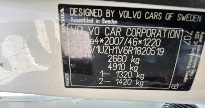 Volvo XC 60 cena 273900 przebieg: 11600, rok produkcji 2023 z Czerwieńsk małe 232